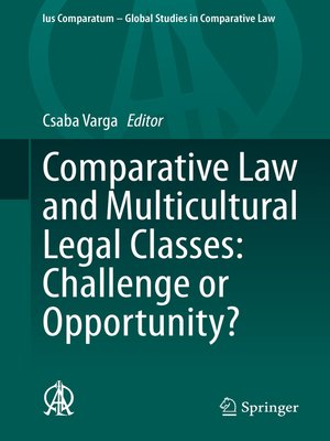 cover image of Comparative Law and Multicultural Legal Classes